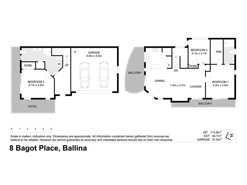 8 Bagot Place, Ballina NSW 2478 Floorplan