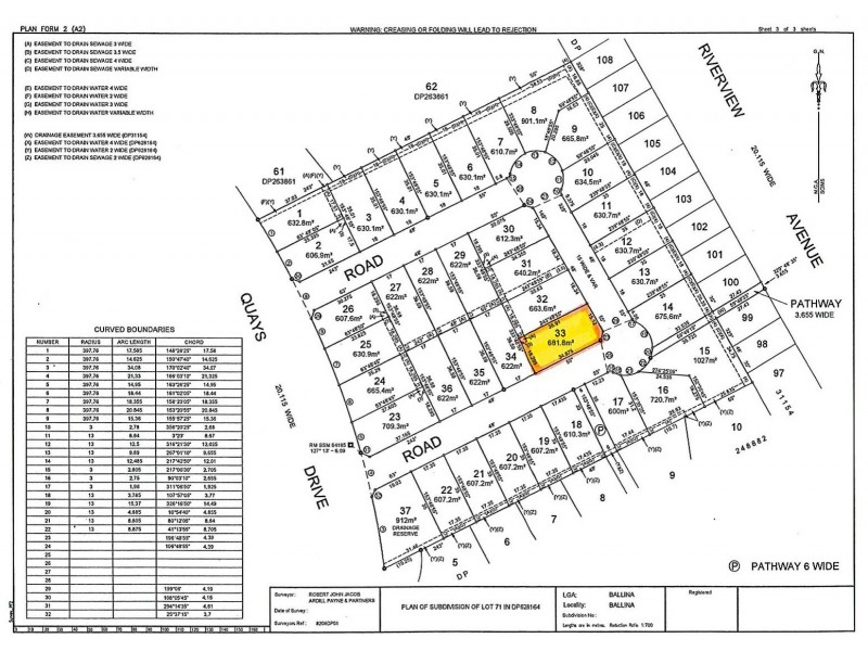 Lot 33/0 ‘Quays Reserve’ Quays Drive, West Ballina NSW 2478