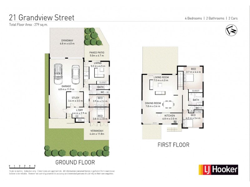 21 Grandview Street, East Ballina NSW 2478 Floorplan