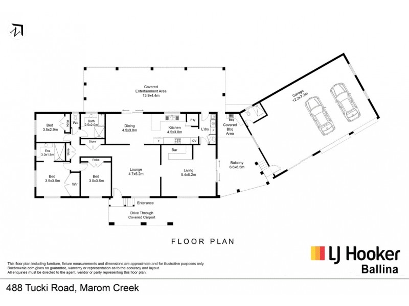 488 Tucki Road, Marom Creek NSW 2480 Floorplan