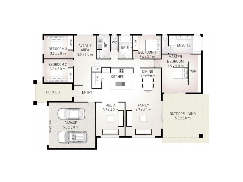 10 Willie Wagtail Place, Alstonville NSW 2477 Floorplan