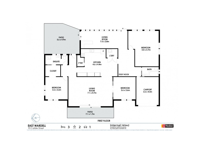 93 Carlisle Street, Wardell NSW 2477 Floorplan