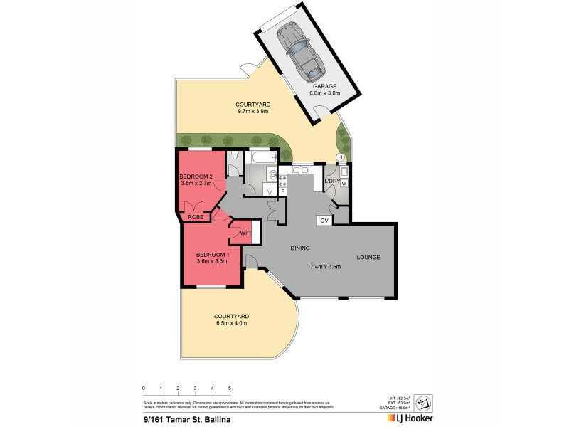 9/161 Tamar Street, Ballina NSW 2478 Floorplan