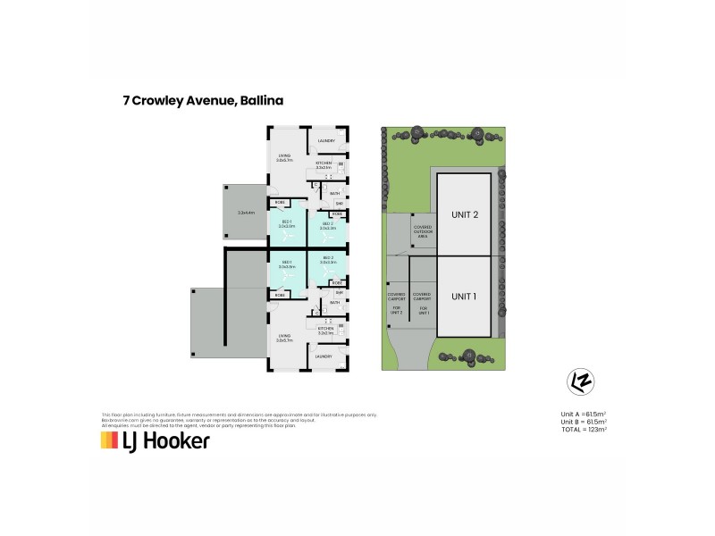 7 Crowley Avenue, Ballina NSW 2478 Floorplan