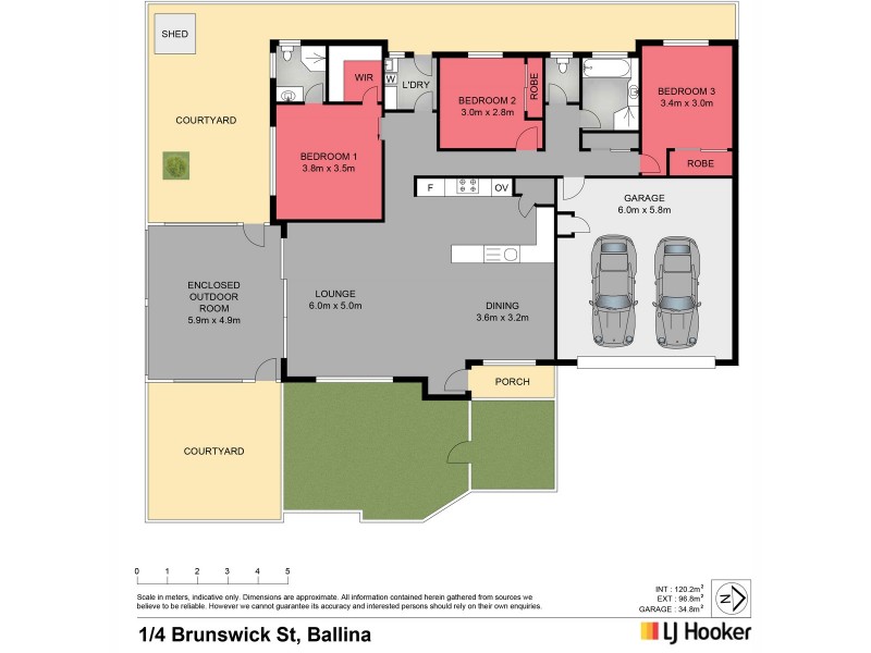 1/4 Brunswick Street, Ballina NSW 2478 Floorplan