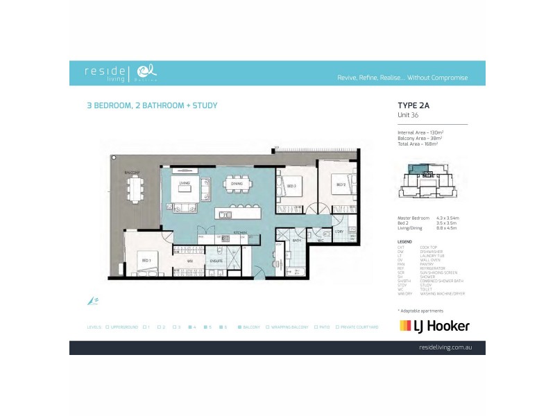 636/3 Kerr Street, Ballina NSW 2478 Floorplan