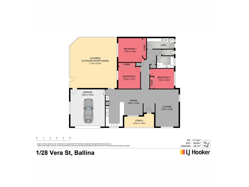 1/28 Vera Street, Ballina NSW 2478 Floorplan