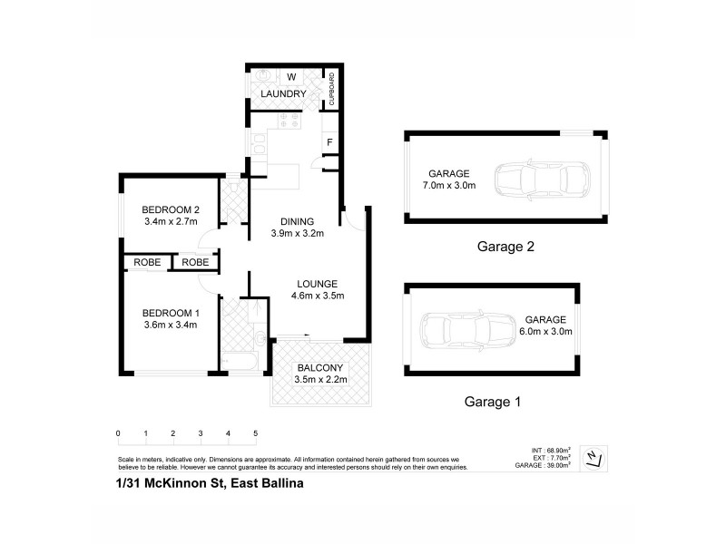 1/31 Mckinnon Street, East Ballina NSW 2478 Floorplan