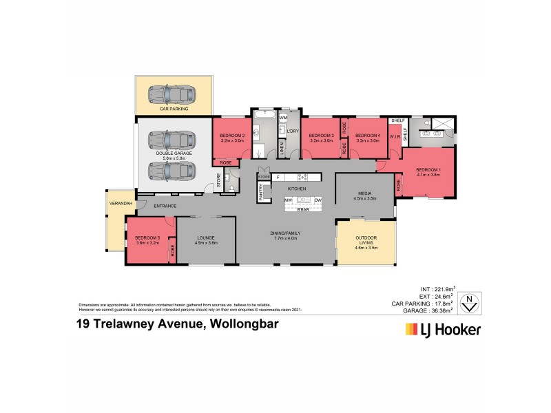 19 Trelawney Avenue, Wollongbar NSW 2477 Floorplan
