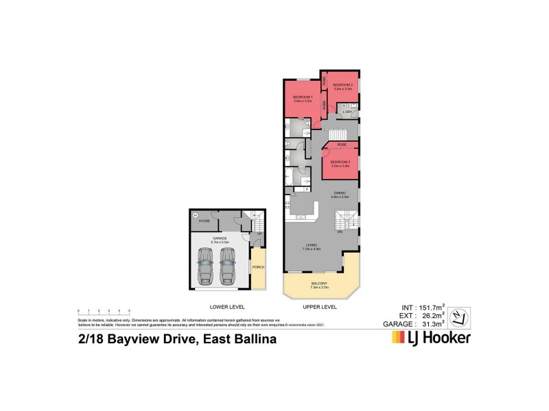 2/18 Bayview Drive, East Ballina NSW 2478 Floorplan