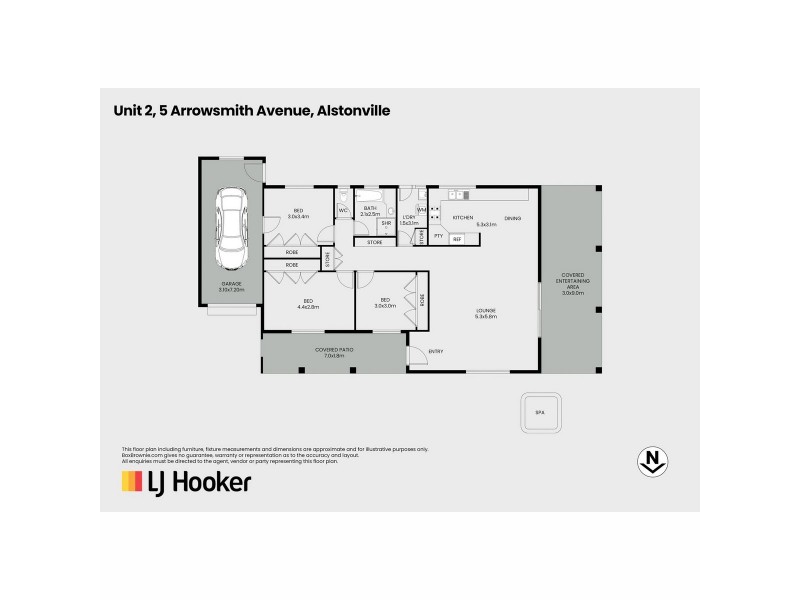 2/5 Arrowsmith Avenue, Alstonville NSW 2477 Floorplan