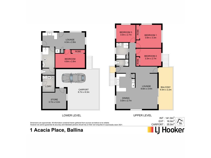 1 Acacia Place, Ballina NSW 2478 Floorplan