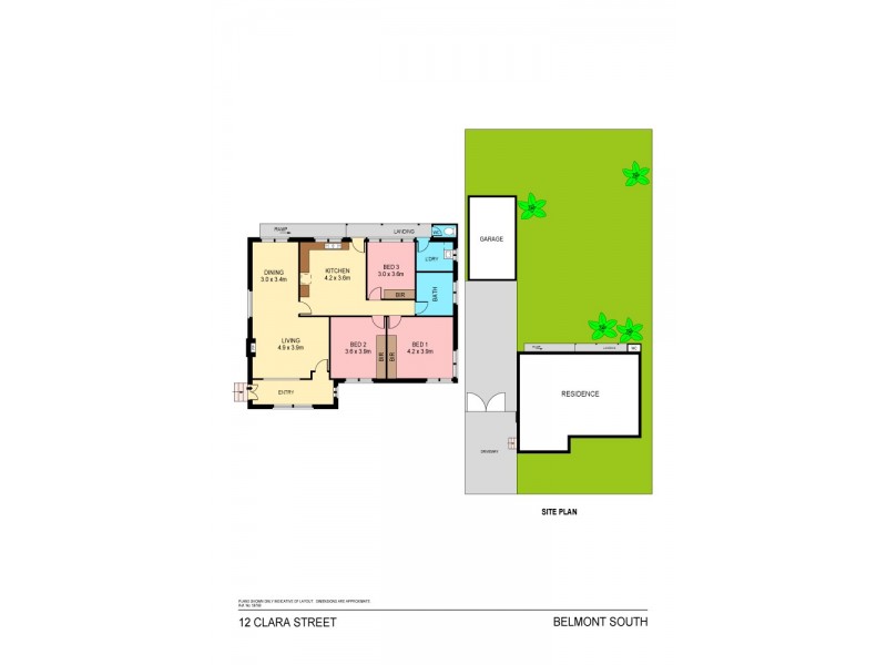 12 Clara Street, Belmont South NSW 2280 Floorplan