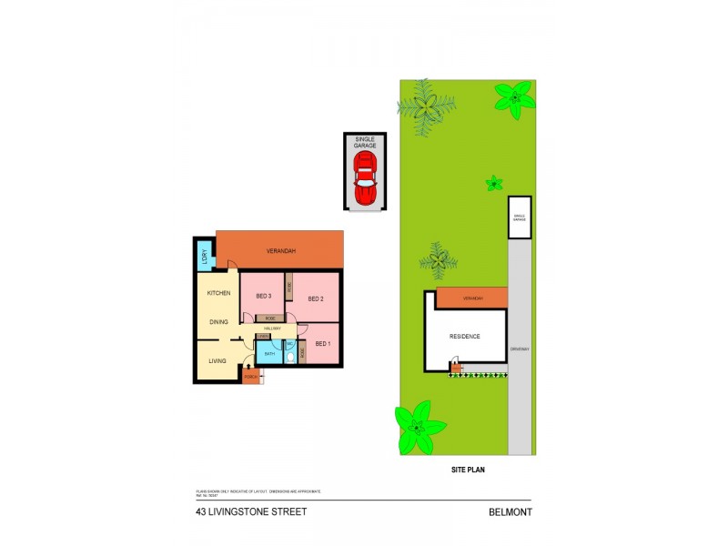 43 Livingstone Street, Belmont NSW 2280 Floorplan
