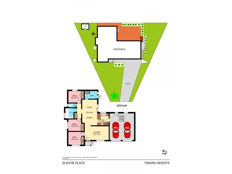 23 Katie Place, Tingira Heights NSW 2290 Floorplan