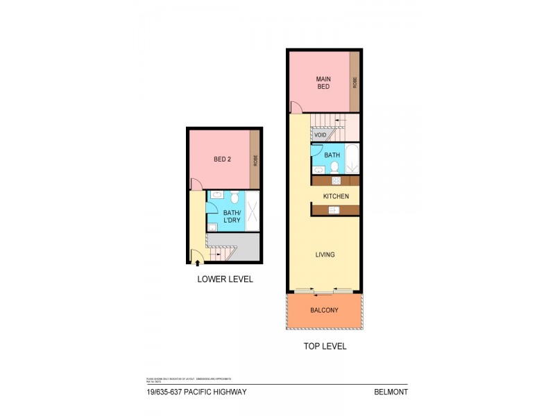 19/635 – 637 Pacific Highway, Belmont NSW 2280 Floorplan