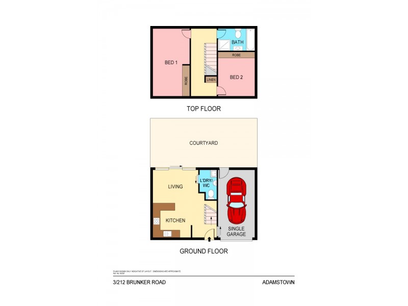 3/212 Brunker Road, Adamstown NSW 2289 Floorplan