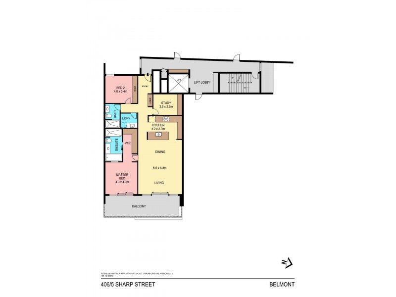 406/5 Sharp Street, Belmont NSW 2280