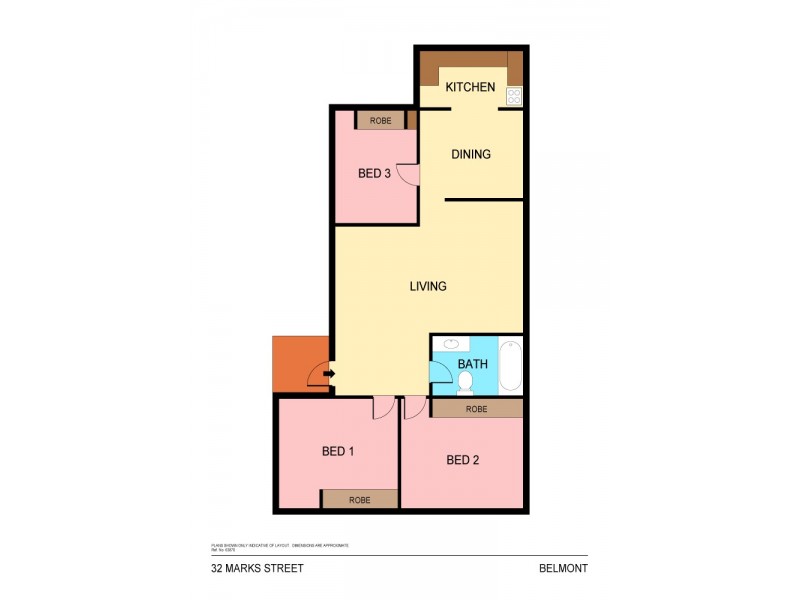 32 Marks Street, Belmont NSW 2280 Floorplan
