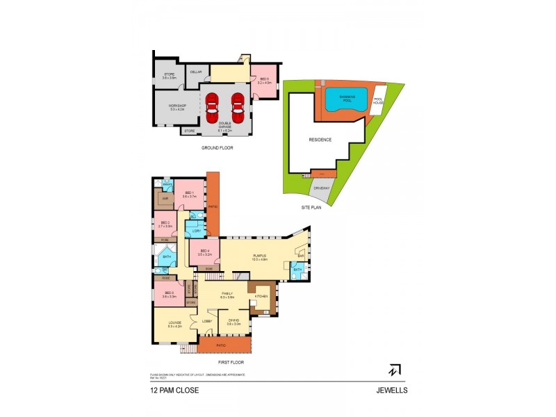 12 Pam Close, Jewells NSW 2280 Floorplan
