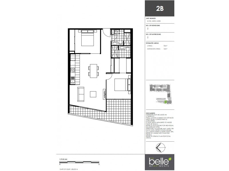 103/571 Pacific Highway, Belmont NSW 2280 Floorplan