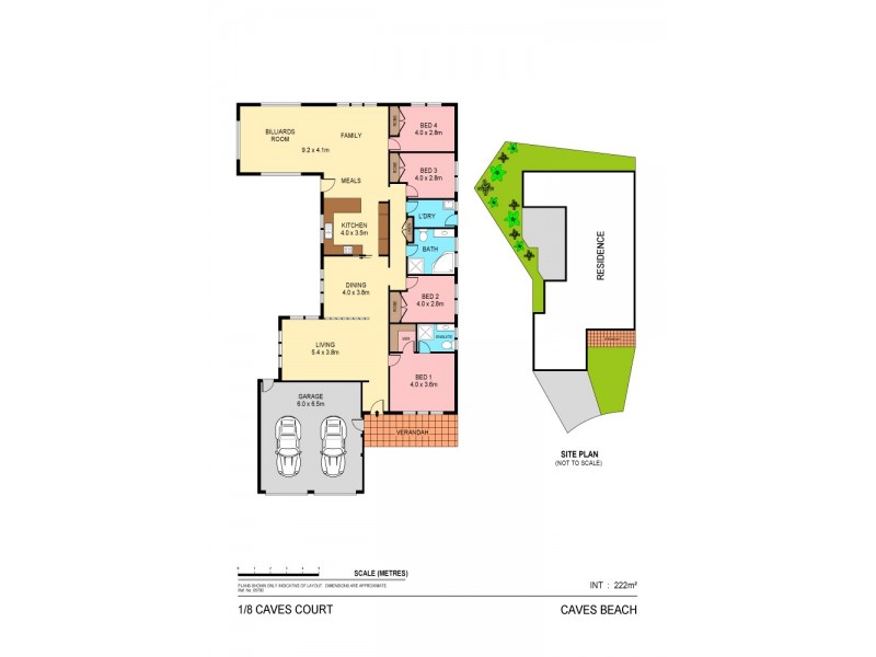 1/8 Caves Court, Caves Beach NSW 2281 Floorplan