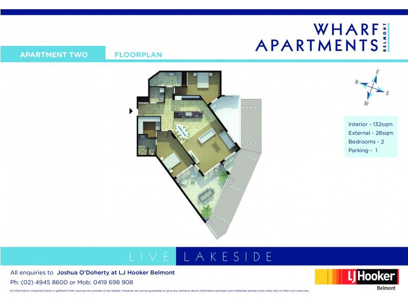 102/58 Brooks Parade, Belmont NSW 2280 Floorplan