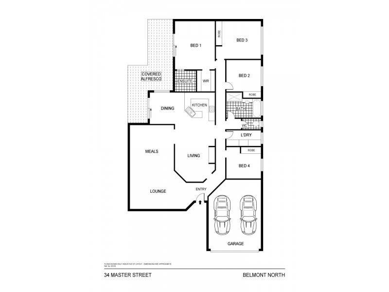 34 Master Street, Belmont North NSW 2280 Floorplan