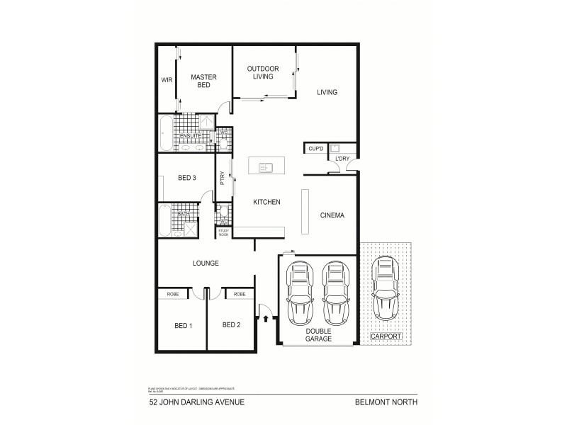52 John Darling Avenue, Belmont North NSW 2280 Floorplan