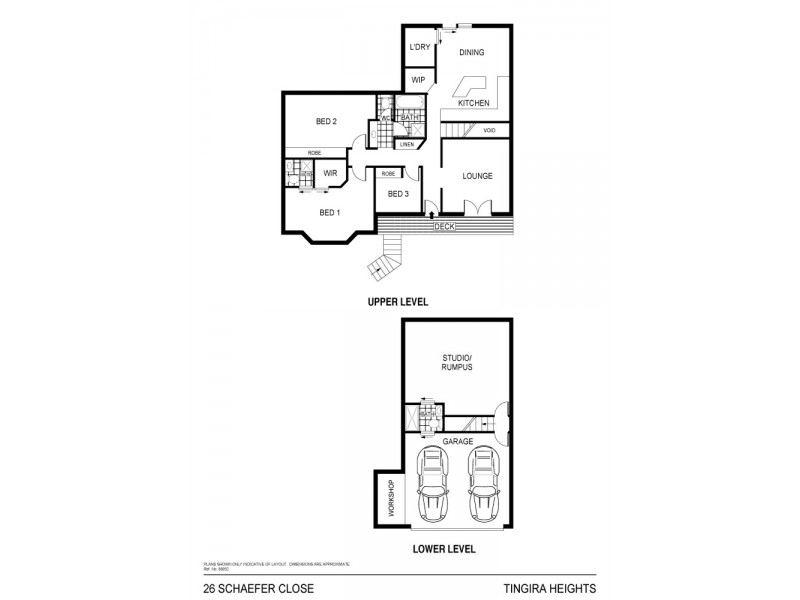 26 Schaefer Close, Tingira Heights NSW 2290 Floorplan