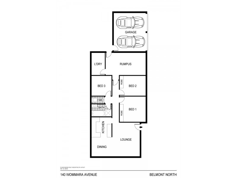 140 Wommara Avenue, Belmont North NSW 2280 Floorplan