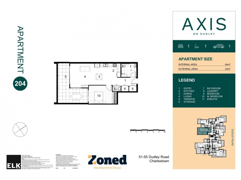 204/51-55 Dudley Road, Charlestown NSW 2290 Floorplan