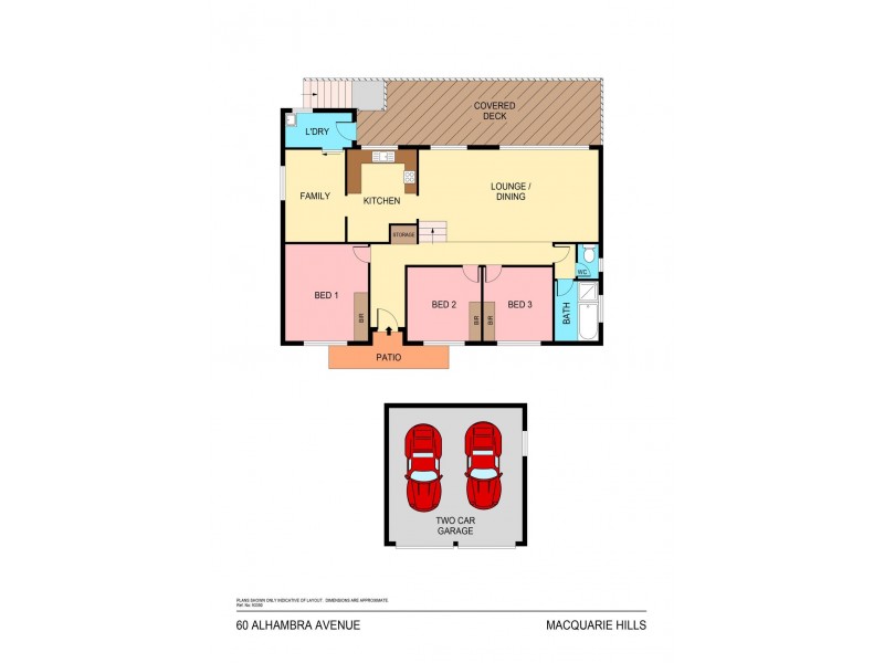 60 Alhambra Avenue, Macquarie Hills NSW 2285 Floorplan