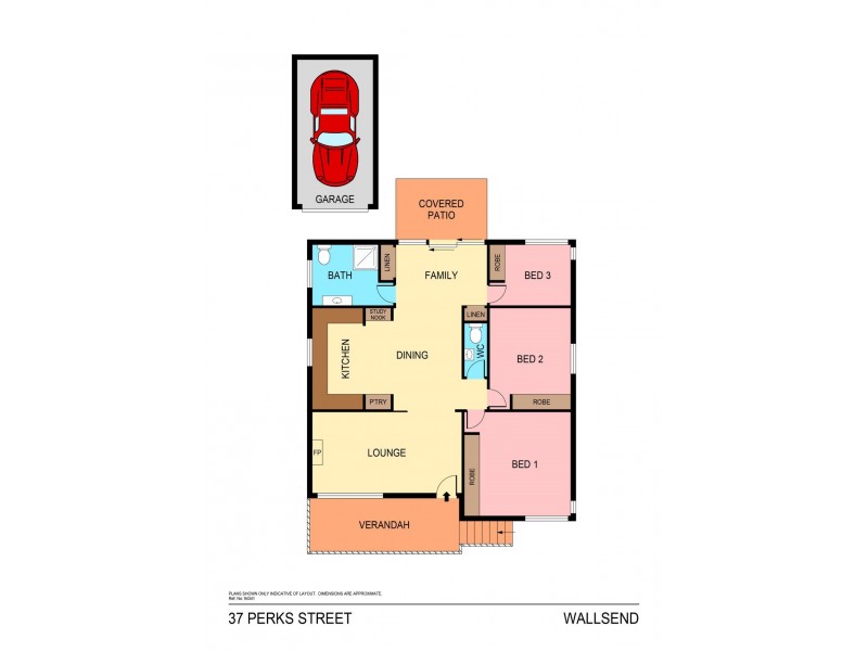 37 Perks Street, Wallsend NSW 2287 Floorplan