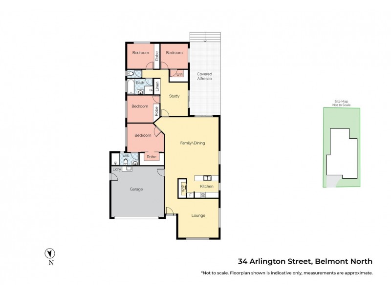34 Arlington Street, Belmont North NSW 2280 Floorplan