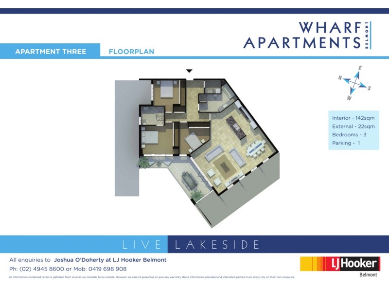 103/58 Brooks Parade, Belmont NSW 2280 Floorplan