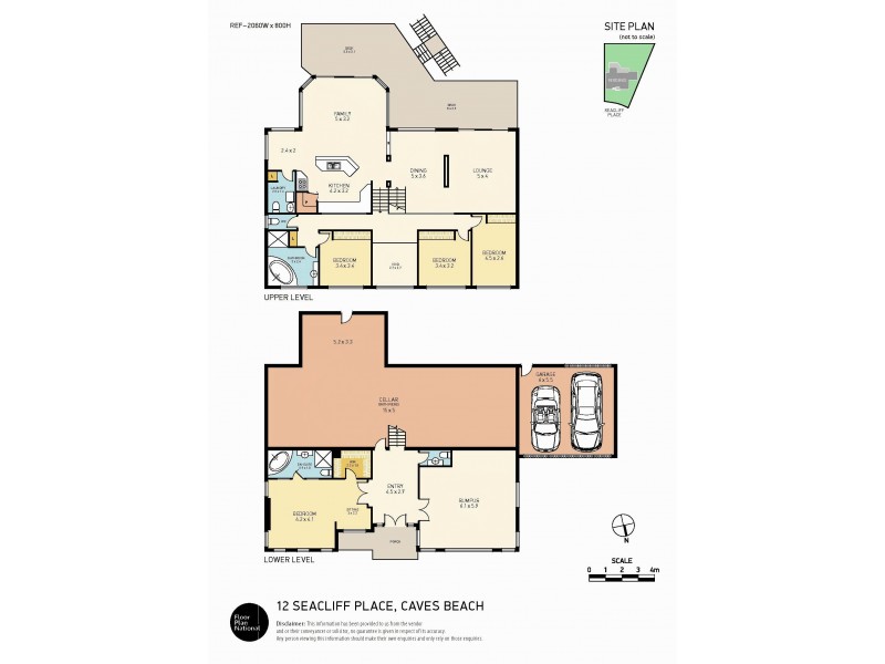 12 Seacliff Place, Caves Beach NSW 2281 Floorplan