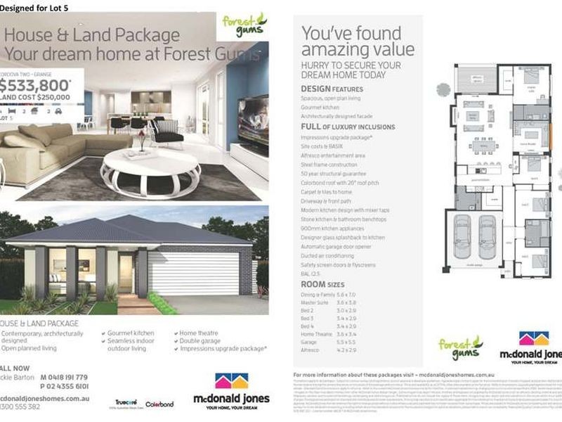 Lot 2 – 16 Forest Gums Estate Woodlands Drive, Weston NSW 2326