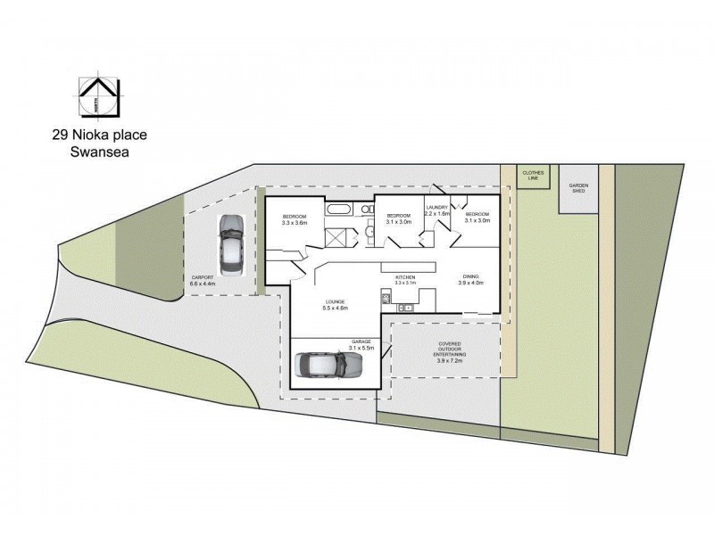 29 Nioka Place, Swansea NSW 2281 Floorplan