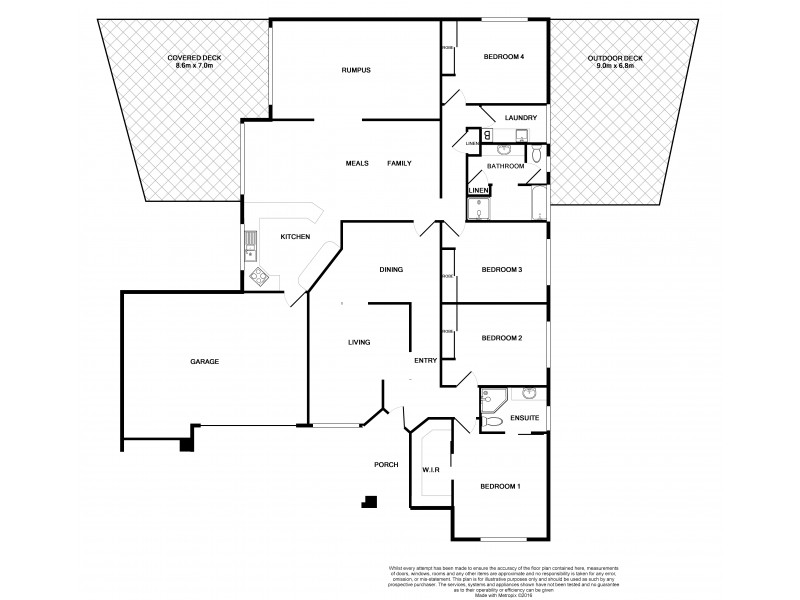12 Whipbird Way, Belmont NSW 2280 Floorplan
