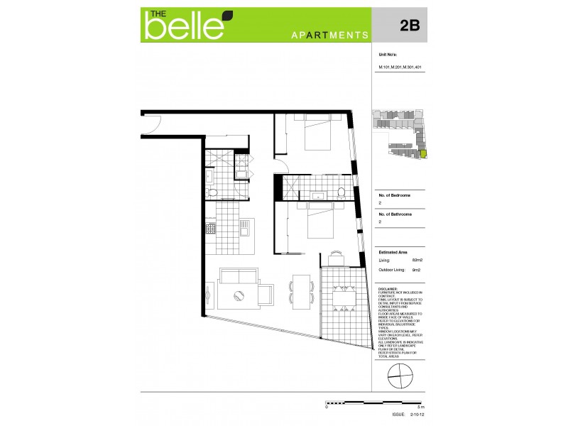 M401 571 Pacific Highway, Belmont NSW 2280 Floorplan