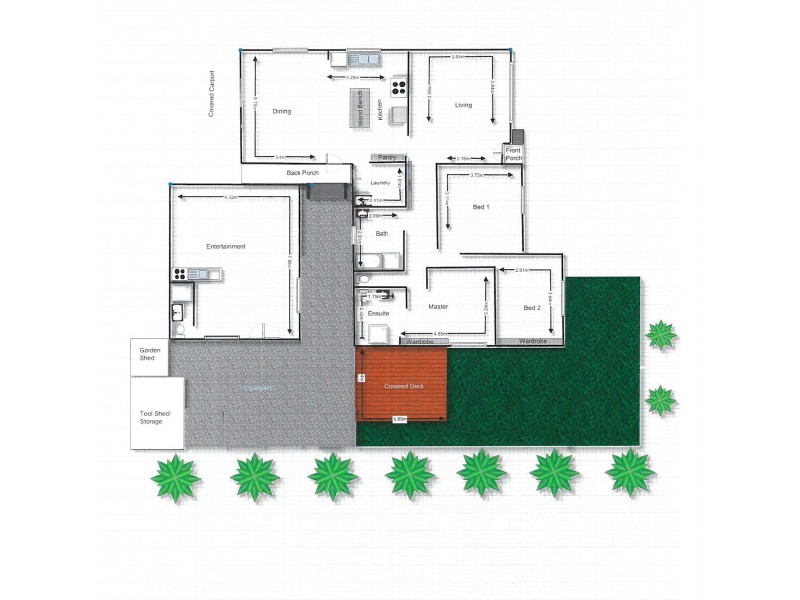 2 Civic Avenue, Caves Beach NSW 2281 Floorplan
