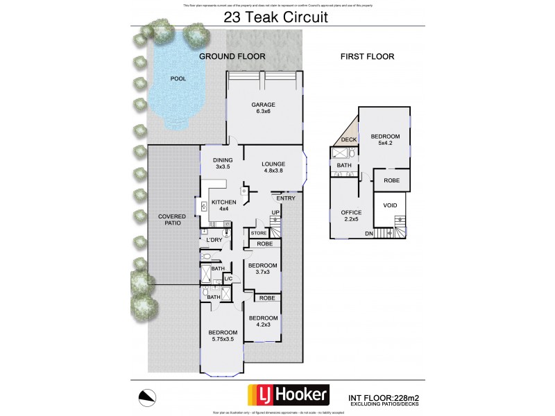 23 Teak Circuit, Suffolk Park NSW 2481 Floorplan
