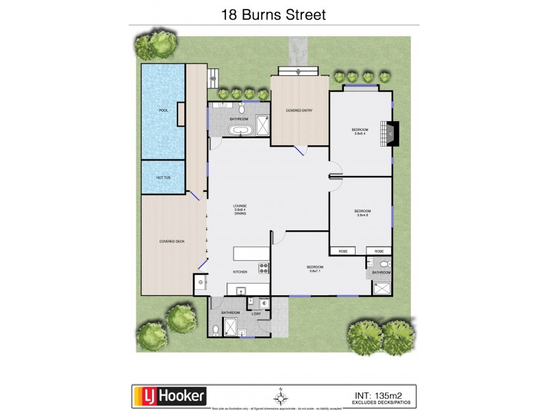 18 Burns Street, Byron Bay NSW 2481 Floorplan