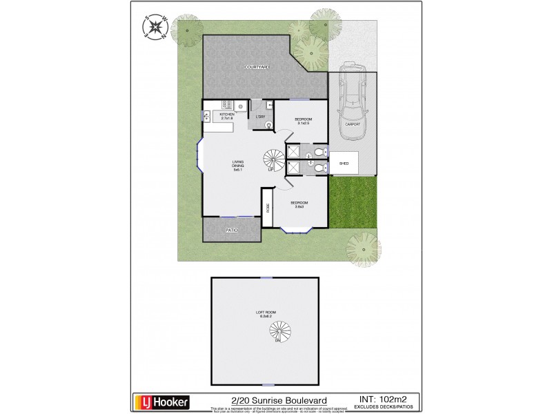 2/20 Sunrise Boulevard, Byron Bay NSW 2481 Floorplan