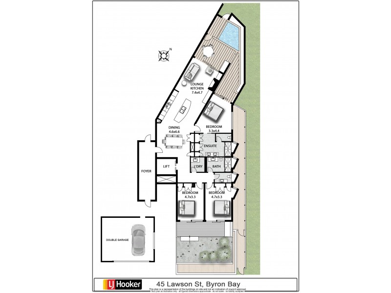 4/45 Lawson Street, Byron Bay NSW 2481 Floorplan