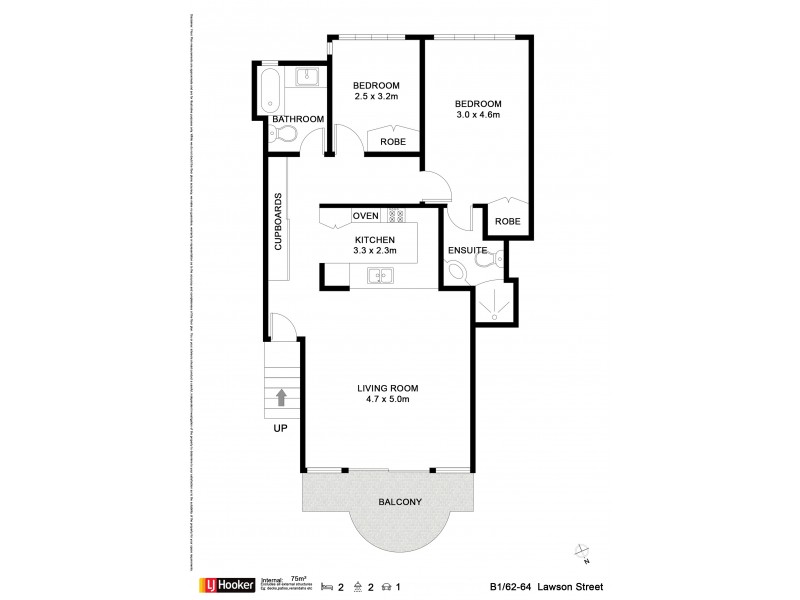 Unit B1/62-64 Lawson Street, Byron Bay NSW 2481 Floorplan