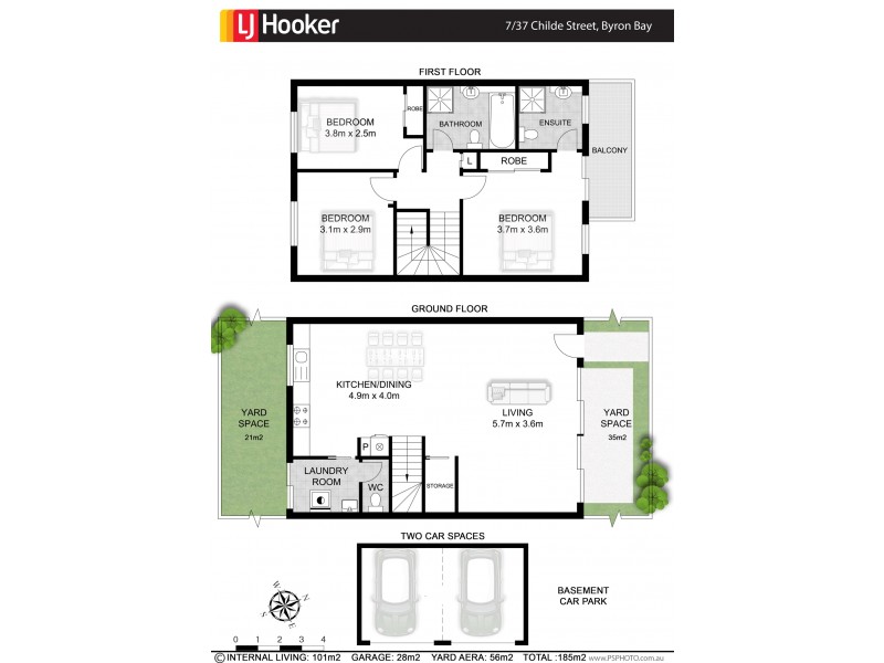 7/37 Childe Street, Byron Bay NSW 2481 Floorplan
