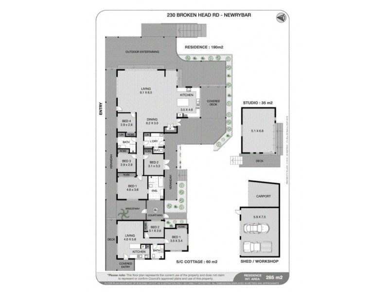 230 Broken Head Road, Newrybar NSW 2479 Floorplan