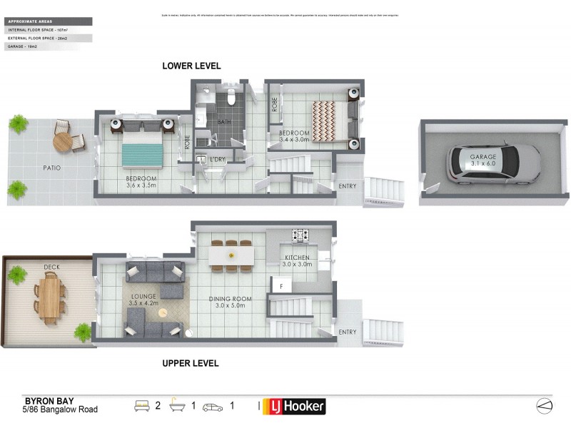 5/86-88 Bangalow Road, Byron Bay NSW 2481 Floorplan